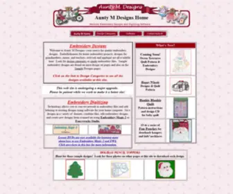 Auntymdesigns.com(Embroidery) Screenshot