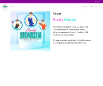 Auntysharon.com(Home) Screenshot