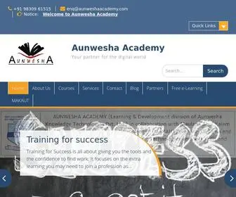 Aunweshaacademy.com(Aunwesha Academy) Screenshot