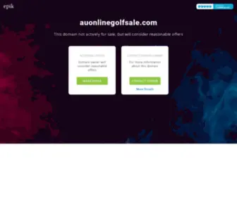 Auonlinegolfsale.com(Make an Offer if you want to buy this domain. Your purchase) Screenshot