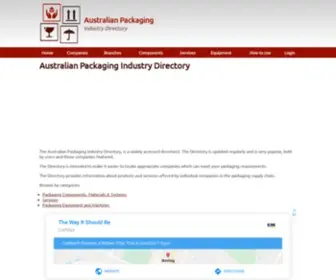 Aupacking.com(Australian Packaging) Screenshot