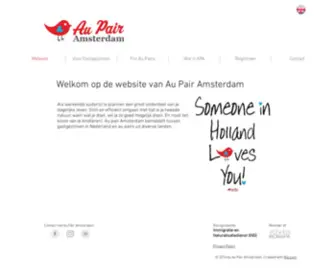 Aupairamsterdam.nl(Au Pair Amsterdam) Screenshot