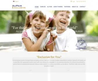 Aupairexclusive.nl(Een au pair in huis) Screenshot