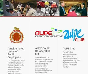 Aupe.org.sg(AUPE) Screenshot