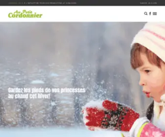 Aupetitcordonnier.com(Chaussures pour enfants) Screenshot