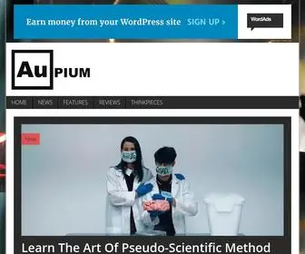 Aupium.com(Auditory Opium) Screenshot