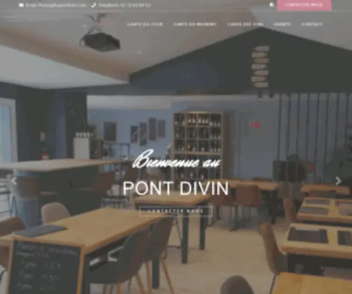 Aupontdivin.fr(Au Pont Divin) Screenshot