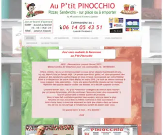 Auptitpinocchio.fr(Sur place ou à emporter) Screenshot