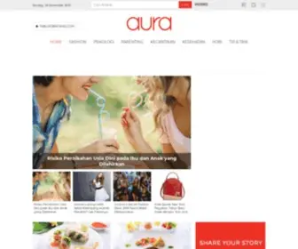 Aura.co.id(Media Wanita Aura) Screenshot