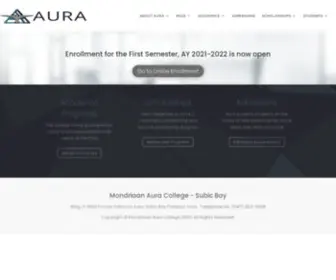 Aura.edu.ph(Mondriaan Aura College) Screenshot
