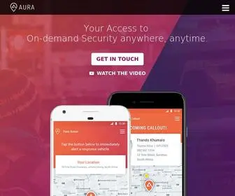 Aura.services(AURA Services Home) Screenshot
