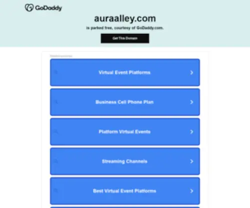 Auraalley.com(Create an Ecommerce Website and Sell Online) Screenshot