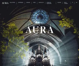 Aurabasiliquemontreal.com(AURA à la basilique Notre) Screenshot