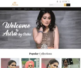 Aurabysidhi.com(Aura by sidhi) Screenshot