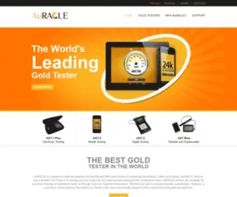 Auraclegoldtester.com(AuRACLE Gold Tester) Screenshot