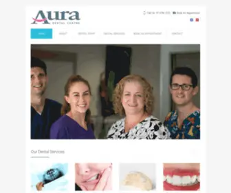 Auradental.com.au(Aura Dental Centre) Screenshot