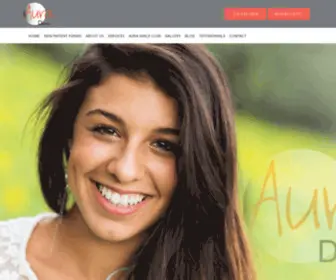 Auradentistry.com(Aura Dentistry) Screenshot