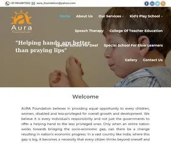 Aurafoundation.co.in(AURA Foundation) Screenshot