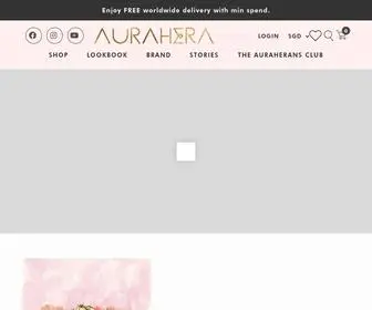 Aurahera.com(Contemporary Fashion Label for the New Women) Screenshot