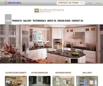 Aurakitchens.com(Kitchen Remodelling) Screenshot