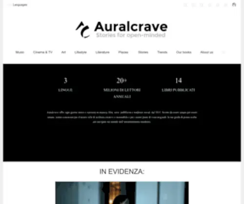 Auralcrave.com(Auralcrave) Screenshot