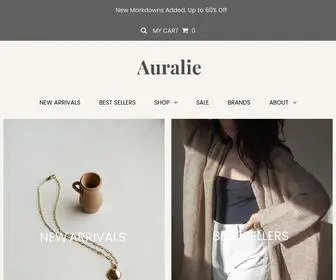 Auraliestudio.com(Auralie) Screenshot