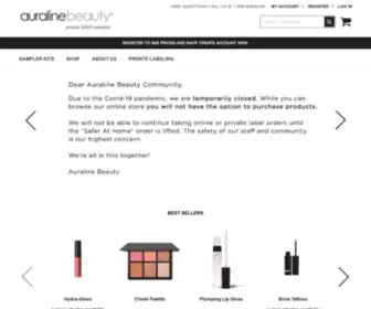 Auralinebeauty.com(Auraline Beauty) Screenshot