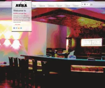Auraloungebar.com(AURA lounge bar) Screenshot