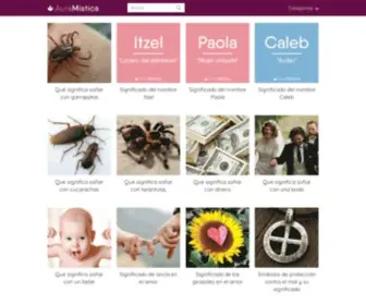 Auramistica.com(Aura Mística) Screenshot