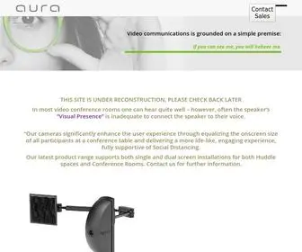 Aurapresence.com(AURA) Screenshot