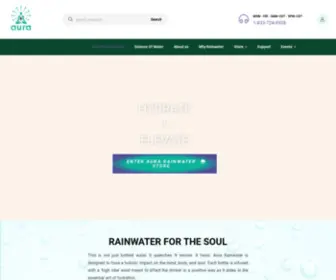 Aurarainwater.com(Rainwater for the Soul) Screenshot