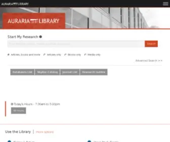 Auraria.edu(Auraria library) Screenshot