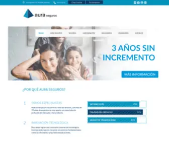 Auraseguros.com(Aura Seguros) Screenshot