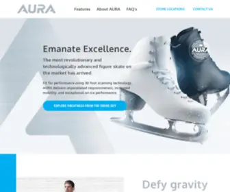 Auraskates.com(AURA Figure Skates) Screenshot