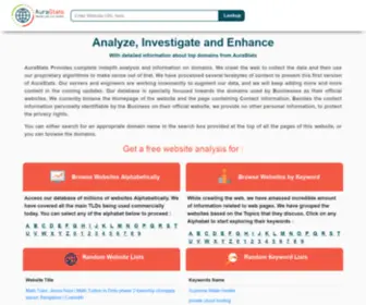 Aurastats.com(Domain details) Screenshot