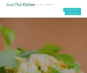 Aurathaikitchen.com(Aura Thai Kitchen) Screenshot