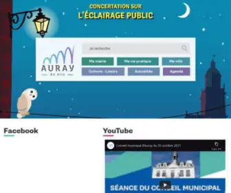 Auray.fr(Site officiel de la ville) Screenshot