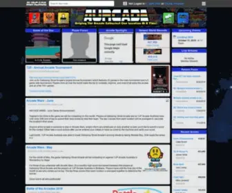 Aurcade.com(Arcade Locations) Screenshot