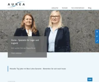 Aurea-GMBH.de(Der Aurea Jobfinder) Screenshot