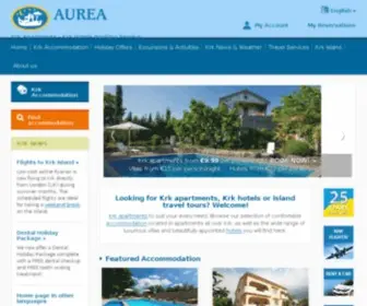 Aurea-KRK.com(Island of Krk Apartments) Screenshot