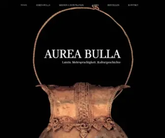 Aureabulla.online(Latein) Screenshot