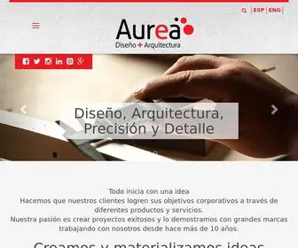 Aureadiseno.com(Aurea Diseno) Screenshot