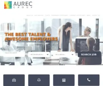 Aurec.com(Aurec Group) Screenshot