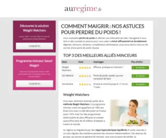Auregime.fr(Comment Perdre du Poids) Screenshot