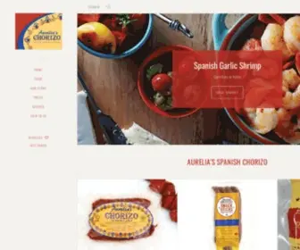 Aureliaschorizo.com(Aurelias Chorizo) Screenshot