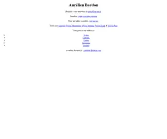 Aurelien-Bardon.fr(Aurélien Bardon) Screenshot