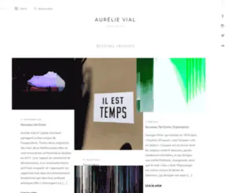 Aurelievial.com(AuRélie Vial) Screenshot