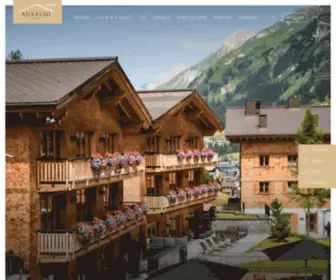 Aureliolech.com(Luxus Hotel Lech) Screenshot