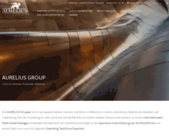 Aurelius-Group.com(AURELIUS GROUP) Screenshot