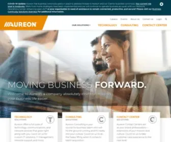 Aureon.com(Homepage) Screenshot